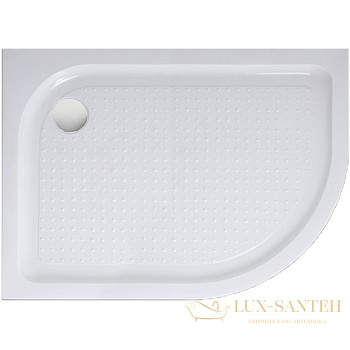 акриловый поддон для душа belbagno tray tray-bb-rh-100/80-550-15-w-l 100x80 l, белый