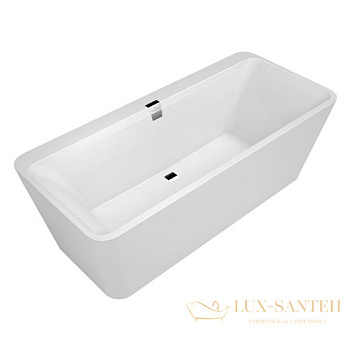 квариловая ванна villeroy & boch squaro edge 12 180х80 ubq180sqe9w2v-01, белый alpin