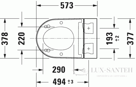 крышка-биде для унитаза со скрытым подключением duravit sensowash starck f light 612001012000310, белый/хром