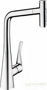 смеситель для кухни hansgrohe metris select 73816000