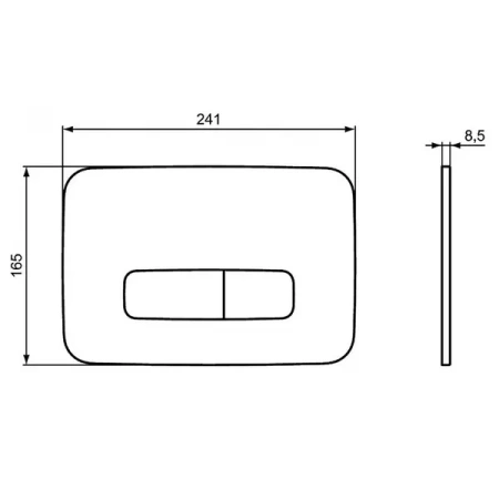 комплект  ideal standard tesi rimless tt00003/123jg, унитаз с инсталляцией, с сиденьем и клавишей смыва, хром матовый