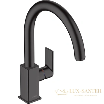 кухонный смеситель hansgrohe vernis shape m35 71871670 черный