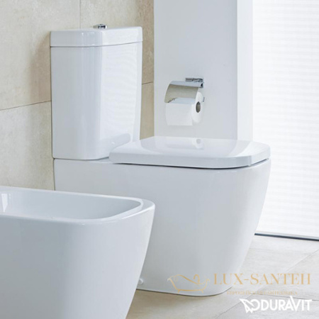 чаша напольного унитаза duravit happy d.2 2134090000, белый