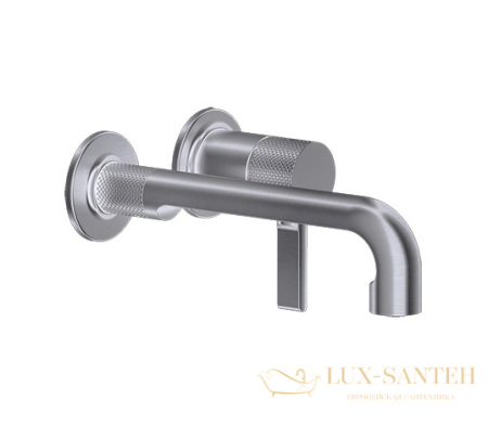 встраиваемый смеситель gessi inciso 58088.149 для раковины,  finox brushed nickel