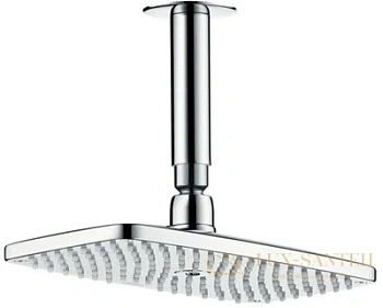 верхний душ hansgrohe raindance e 240 air 1jet 27380000, потолочное подсоединение 100 мм, ½’