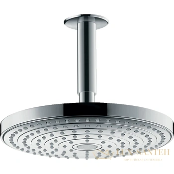 верхний душ hansgrohe raindance select s 240 2jet ecosmart с потолочным подсоединением хром 26469000