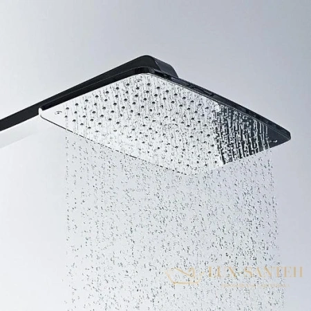 душевая стойка для ванны hansgrohe raindance select e 360 27113400 showerpipe, белый/хром