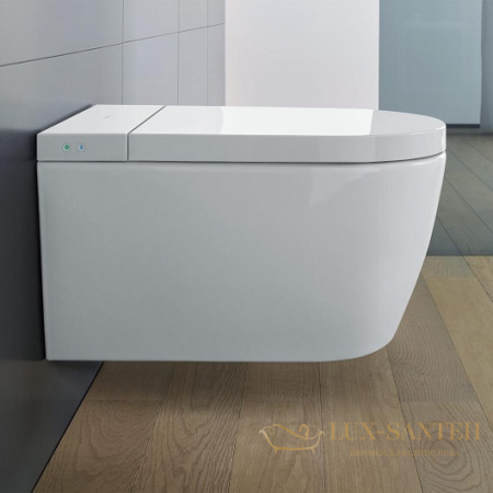 чаша подвесного унитаза duravit me by starck 2510092000 для крышки-биде sensowash starck f, белый