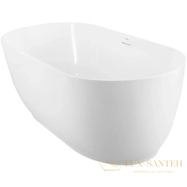 ванна акриловая свободностоящая 170x80 см belbagno bb413-1700-800, белый глянцевый