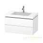 тумба с раковиной duravit l-cube lc6927o1818 800х480х500 мм, белый