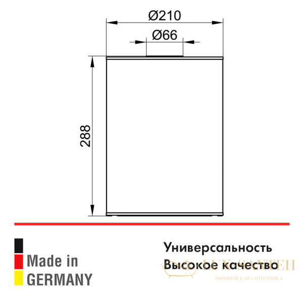 ведро для мусора keuco, нержавеющая сталь/тёмно-серый 04989070037