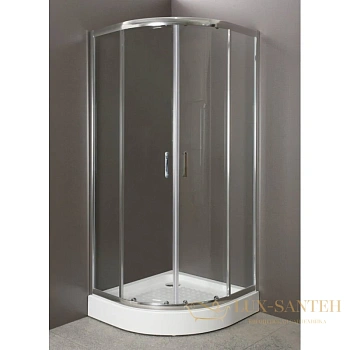 душевой уголок belbagno uno-r-2 uno-r-2-95-p-cr 95x95 см, стекло текстурное