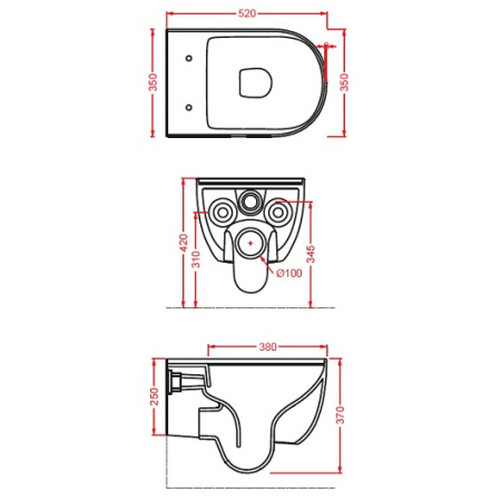 чаша подвесного унитаза artceram the one rimless thv001 05 00 безободковая, белый матовый