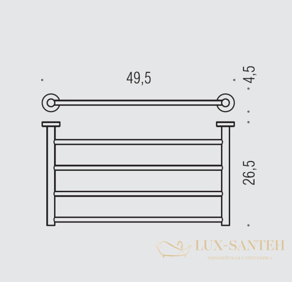 полотенцедержатель colombo design plus w4987.bm, белый матовый