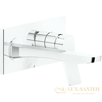 встраиваемый смеситель gessi rilievo 59092.279 для раковины, внешняя часть, white cn