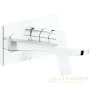 встраиваемый смеситель gessi rilievo 59092.279 для раковины, внешняя часть, white cn