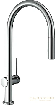 смеситель для кухни с вытяжным душем hansgrohe m54 talis 210 72800000