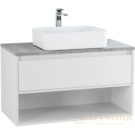 тумба belbagno kraft kraft-1000-1c-so-bo 100 см, bianco opaco