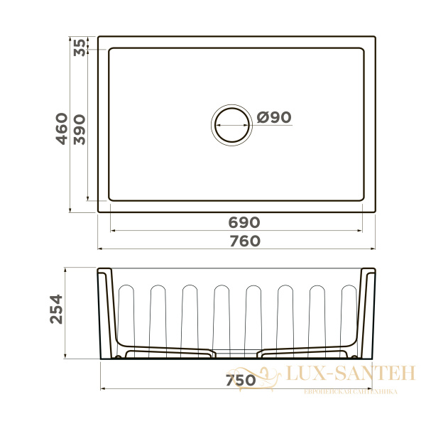 кухонная мойка omoikiri mikura 76-wh 4993258 natceramic, белый глянец