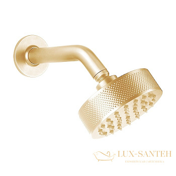 верхний душ gessi inciso 58189.246 118 мм, золото