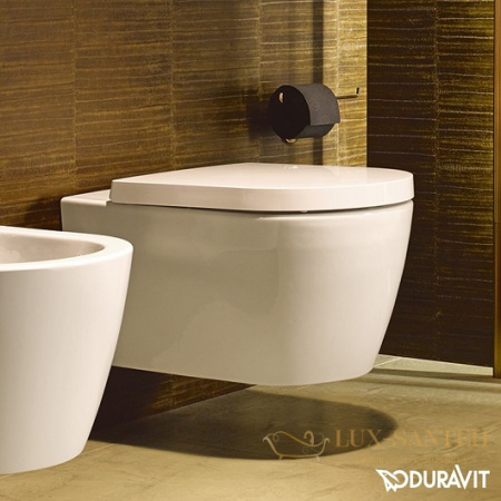 чаша подвесного унитаза duravit me by starck 25280900001, белый