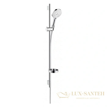 душевой набор hansgrohe raindance select s 120 3jet 26631400 белый/хром