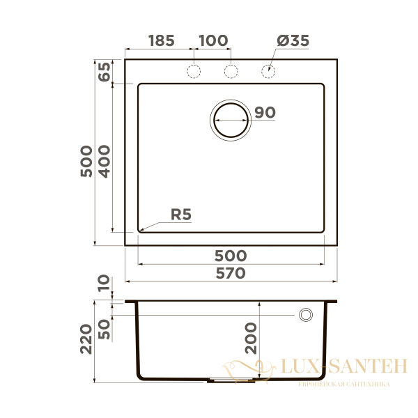 кухонная мойка omoikiri bosen 57a-wh 4993820 artceramic, белый