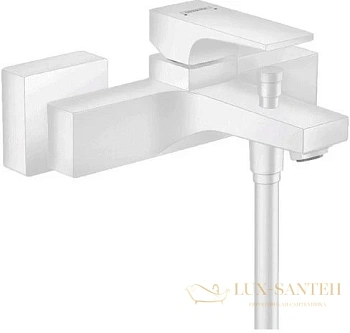 смеситель для ванны hansgrohe metropol 32540700, белый матовый