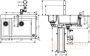 кухонная мойка с встроенным смесителем hansgrohe c51-f635-09 77x51 43220000