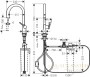 смеситель для кухни hansgrohe aqittura m91 76803000