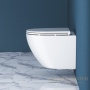 подвесной унитаз belbagno sfera-r bb046chr/bb870sc с сиденьем микролифт, белый