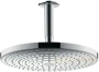 верхний душ hansgrohe raindance select s 300 2jet 27337000 с потолочным подсоединением, хром