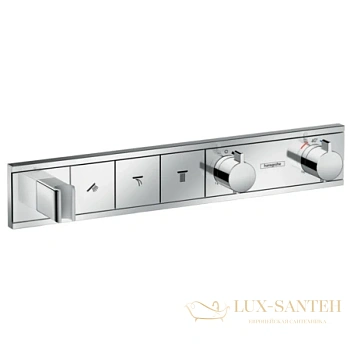 смеситель термостатический для душа hansgrohe rainselect 15356000 (внешняя часть)