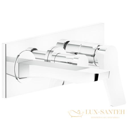 смеситель gessi rilievo 59138.279 для ванны, внешняя часть, white cn