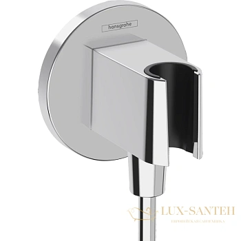 шланговое подсоединение hansgrohe fixfit s 26888000 с держателем душа, хром