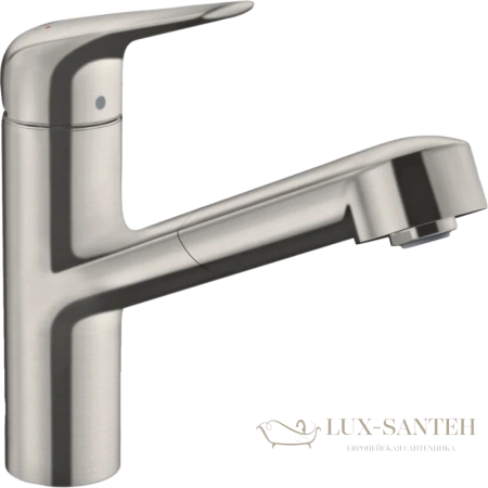 смеситель для кухни hansgrohe focus m42 71829800 сталь