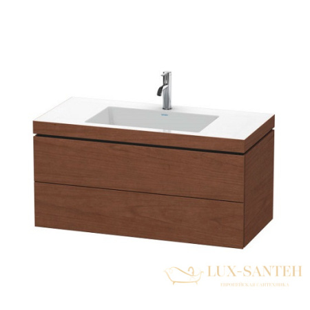 тумба с раковиной duravit l-cube lc6928o1313 1000х480х500 мм, светлое дерево