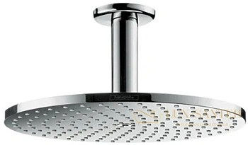 верхний душ hansgrohe raindance s 27620000, 240 1jet powderrain с потолочным подсоединением