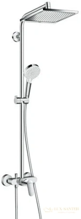 душевая стойка hansgrohe crometta e 240 1jet showerpipe 27284000 хром