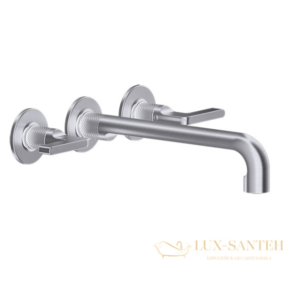 встраиваемый смеситель gessi inciso 58092.149 для раковины,  finox brushed nickel