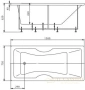 акриловая ванна aquatek феникс 150x75 fen150-0000029 с фронтальным экраном (слив слева)