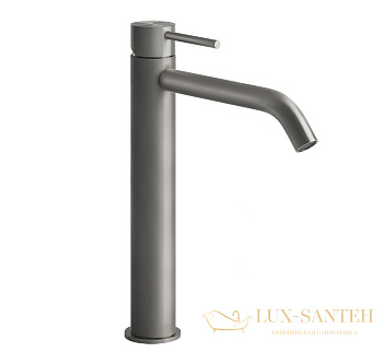 смеситель высокий для раковины gessi 316 flessa 54006.239, steel brushed