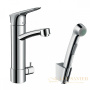 смеситель для раковины с набором для биде hansgrohe logis 31515000, хром