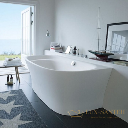 ванна duravit cape cod 700364000000000 190х90, белый