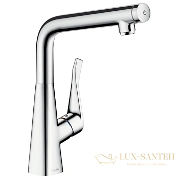 смеситель hansgrohe metris select 14883000 для кухонной мойки