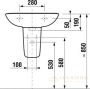 раковина подвесная jika olymp 60x45 1061.3.000.104.1