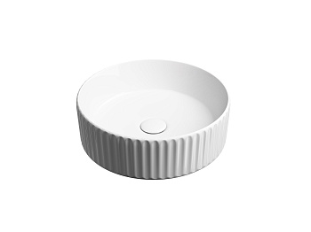 умывальник чаша накладная круглая белый, ceramica nova element 360*360*115мм cn6057
