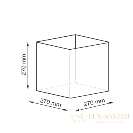 корзина для белья wasserkraft glan wb-661-l 19,7 л, светло-коричневый