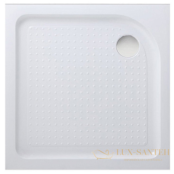 акриловый поддон для душа belbagno tray tray-bb-a-90-15-w 90x90x15 с антискользящим покрытием, белый