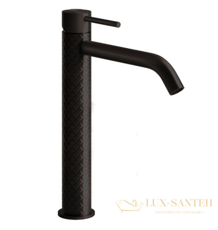 смеситель для раковины высокий gessi 316 intreccio 54106.299, black xl